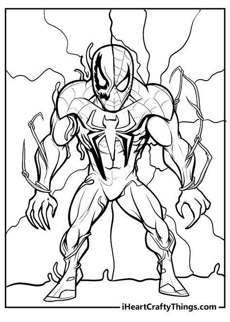 Venom Coloring Pictures