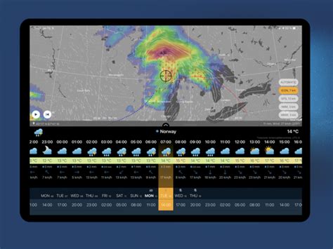Live wind, rain, radar or temperature maps, more than 50 weather layers, detailed forecast for your place, data from the best weather forecast models with high resolution Ventusky: Weather Forecast Maps . 