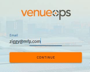 VenueOps - Login