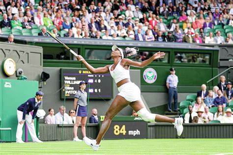 Venus Williams falls early in her first match at her 24th Wimbledon and loses to Elina Svitolina