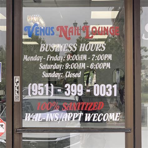 With so few reviews, your opinion of Venus Nail Lounge could be huge. Start your review today. Overall rating. 1 reviews. 5 stars. 4 stars. 3 stars. 2 stars. 1 star. Filter by rating. Search reviews. Search reviews. Sharon R. Costa Mesa, CA. 93. 37. 25. Feb 27, 2024. 1 photo. First to Review. Thomas and Mary were fantastic!!