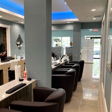 44. 3.1 miles away from Nail Zone and Spa. Welcome to Lavue Nail Lounge located in St. Petersburg, FL! We offer a variety of nail care services including: acrylic and gel nails, pedicures, manicures , eyebrow waxing & much more. read more. in Waxing, Nail Salons.. Venus nail salon st petersburg fl