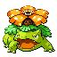 Venusaur is a Grass / Poison type Pokémon introduced in Generation 1. Venusaur is a large, quadrupedal Pokémon with a turquoise body. It has small red eyes and several large ferns on its back and head.. 