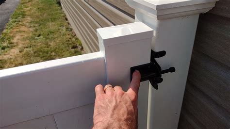 Veranda linden vinyl fence parts.  The lightweight kit components make installation...
