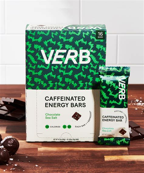 Verb energy. Verb Caffeinated Energy Bars - Chocolate Chip Banana Bread - 5ct/4.6oz. $6.99. Save $2 on Verb caffeinated energy bars. Verb Caffeinated Energy Bars - Peanut Butter Crunch - 5ct/4.6oz. $16.69. CLIF Kid ZBAR Protein Chocolate Mint Snack Bars - 19.05oz/15ct. $1.69. 