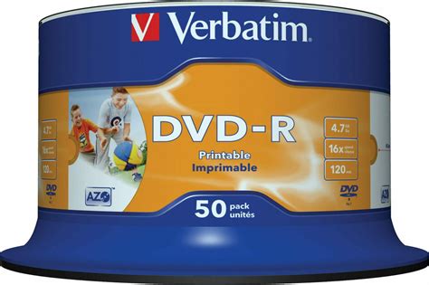 Verbatim DVD+R Printable 4.7GB 50τμχ (43512) Skroutz.gr