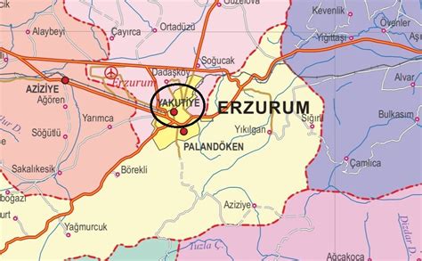 Verem Savaş Dispanseri Nerede Haritası Yakutiye Erzurum.