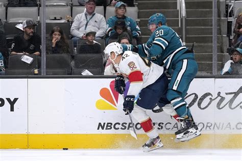 Verhaeghe, Stenlund score 3rd period goals as Panthers beat Sharks 5-3