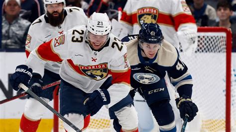 Verhaeghe scores 4 goals, Panthers beat Blue Jackets 7-0