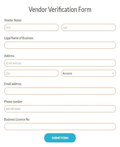 Verification Form Template Free Form Template Ideas
