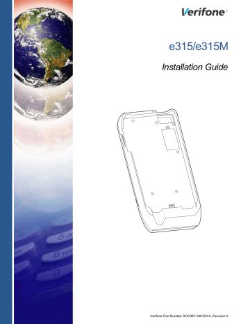 Verifone e315M Installation Guide Manualzz