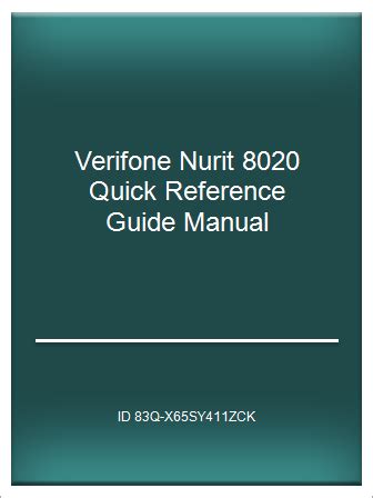 Verifone nurit 8020 quick reference guide manual. - Range rover classic service repair manual download 1987 1991.