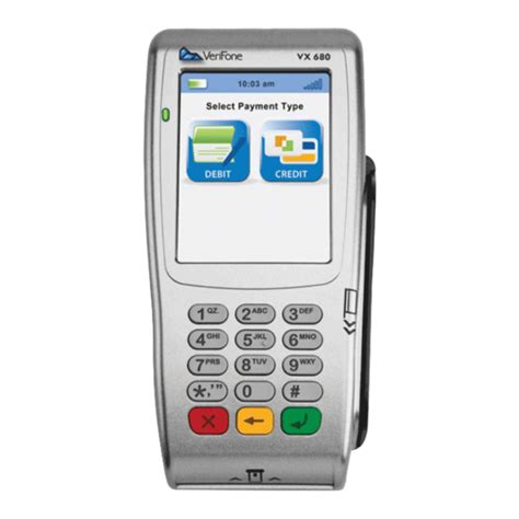 Verifone vx680 download needed no go variable.  VX 680 payment terminal pdf manual download.  ...