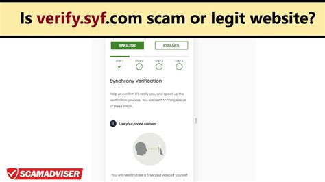 Verify.syf.com legit. Jun 28, 2022 · Verify.syf – scam or legit website for Synchrony verification? Is verify.syf.com safe? Watch the video: https://youtu.be/a6pCt4-coY0 #ScamadviserReviews. 