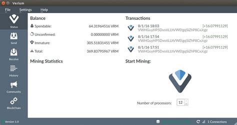 Verium hashrate. .  Transactions count, value, Veriums sent, difficulty, blocks count, ne...