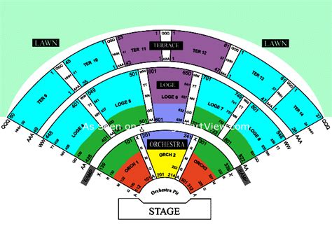 Verizon Amphitheater Irvine Seating Chart View Two Birds Home