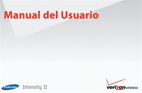 Verizon Intensity User Manual