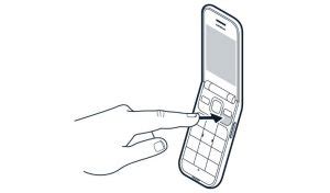 Verizon Nokia Flip Phone Manual, Close down the holder, and slide it to the  left to lock it in place.