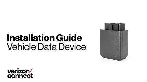 Verizon Vehicle Data Device Installation