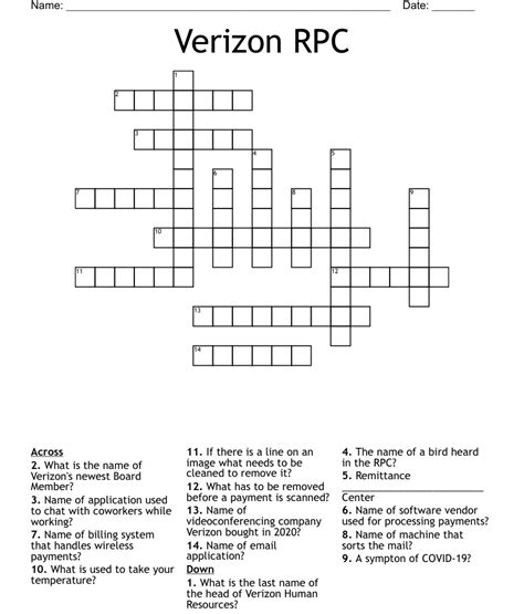 Verizon bundle is a crossword puzzle clue that we have spotted 5 times. There are related clues (shown below). Did this solve your answer? If so, please consider spreading the word about our free service: Tweet Referring crossword puzzle answers FIOS Likely related crossword puzzle clues Sort A-Z Verizon service Verizon offering. 
