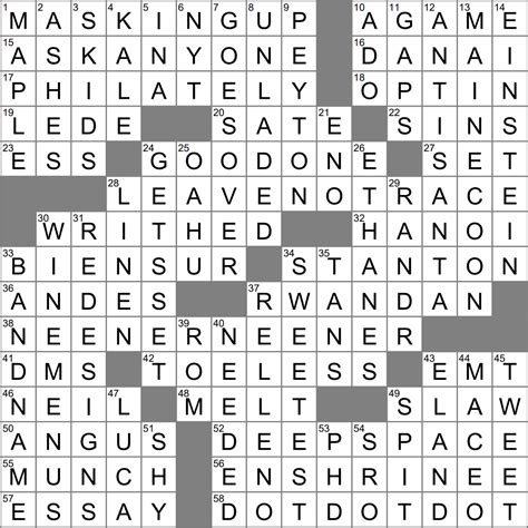 Verklempt crossword clue LA Times