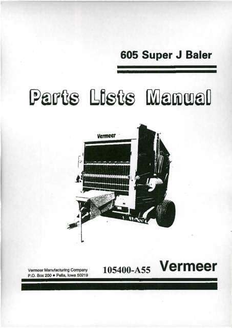 Vermeer baler 605 h instruction manual. - Jl50qt 14 50cc 4 stroke scooter full service repair manual.