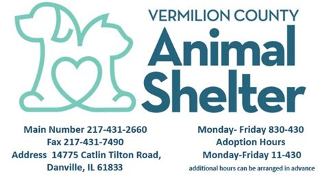 Vermilion County Animal Regulations and Animal Shelter. 6,0