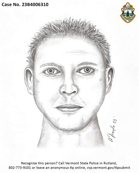 Vermont police release sketch of a person of interest in the killing of a retired college dean