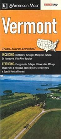 Read Vermont State Map Fold Map By American Map Company