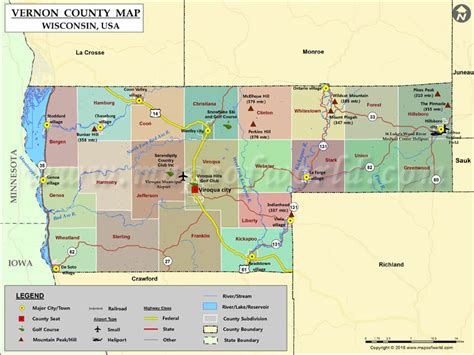 Vernon county wi.  Vernon County, Wisconsin - Townships Map View Vernon County, Wisconsin ...