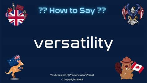 Versatility pronunciation.  Master the Pronunciation of 'Versatility' - w...