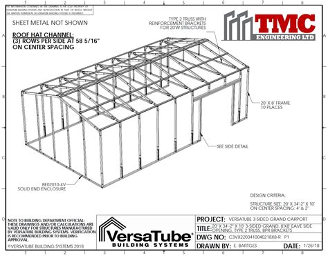 Versatube cabin.  Engineering certified to 30&rsquo; wide and up to 12&rsqu...