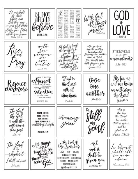 Verse Printables