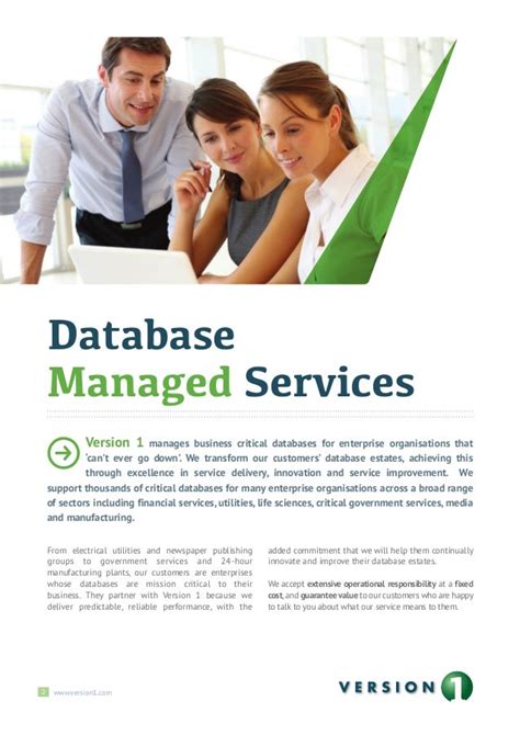 Version1 databasemanagedservicesbrochure