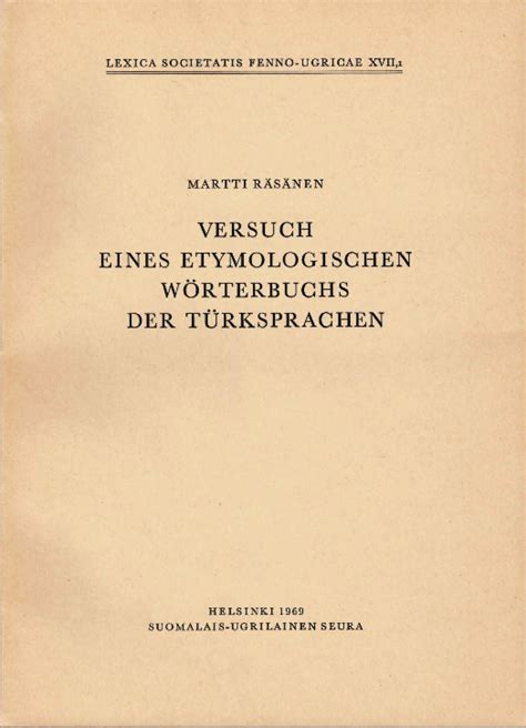 Versuch eines etymologische wörterbuchs der türksprachen. - Volvo electronic engines and dse wiring manual.