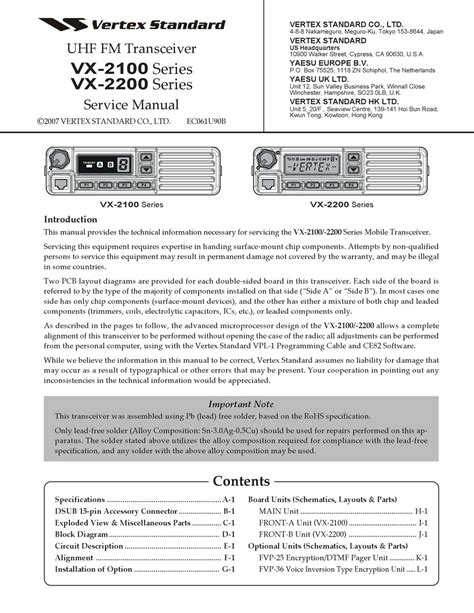 Vertex standard manual service vx 2100. - Canon pixma ip4200 ip 4200 service repair manual parts.