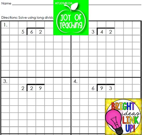 Vertical Division with a Helper Grid Worksheet Download. Want to hel