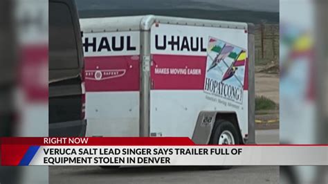 Veruca Salt lead singer says trailer full of equipment stolen in Denver