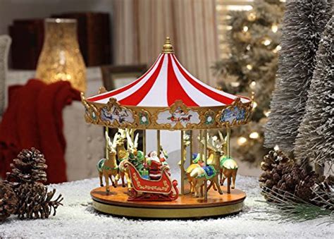 Very Merry Animated and Musical Carousel Christmas …