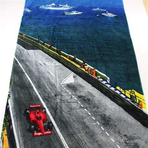 Very rare SS14 Supreme Grand Prix F1 Beach Towel formula 1