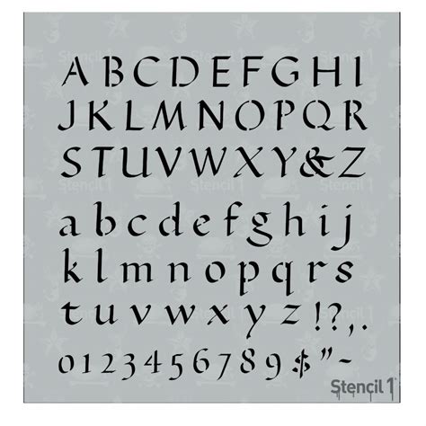 Very small stencils. 75&rdquo; - smaller than a Learn how to make a pattern in th...