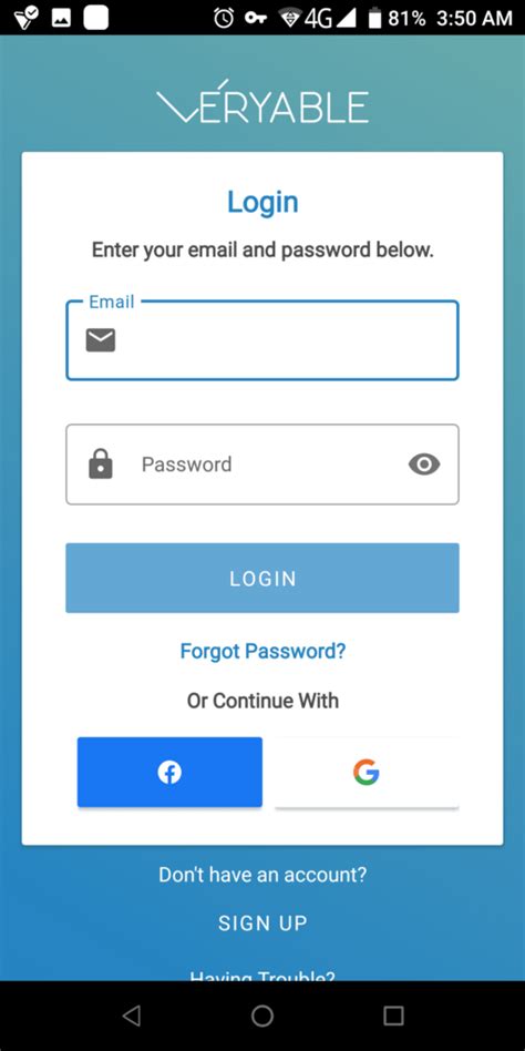 Veryable login. Download the Veryable app, start bidding on opportunities or flexible work nearby and get paid daily. Easily set up your account in 3 steps and start looking for your next opportunity. Find Steady & Flexible Work. Veryable provides workers immediate access to daily shifts, flexible work and temporary gigs in their area. 