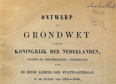 Verzameling van nederlandse staatsregelingen en grondwetten. - Triumph 2000 und 2 5 pi werkstatthandbuch.