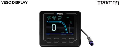 Vesc display.  I already got all the data to display, and also reading out ...