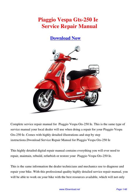 Vespa gts 250 service repair manual download. - Solution manual for concepts of programming languages.