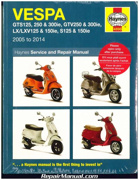 Vespa lx50 2 stroke scooter shop manual 2008 2012. - Principios del diseño del proceso del producto seider manual de soluciones.