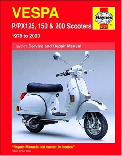 Vespa p px125 150 200 scooters 1978 2009 haynes service repair manual. - Mitsubishi canter 4d33 engine manual specs.