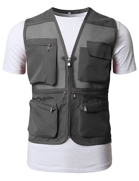 Vest with pockets. The travel vest with unlimited potential...and 42 hidden pockets! That is not a typo! Created specifically for our core customers, the Q.U.E.S.T. is the embodiment of our design philosophy--a tribute to functional fashion with no detail left behind! Tech lovers and gadget freaks will have sufficient space for all their essentials. It is the ultimate in Geek Chic! 