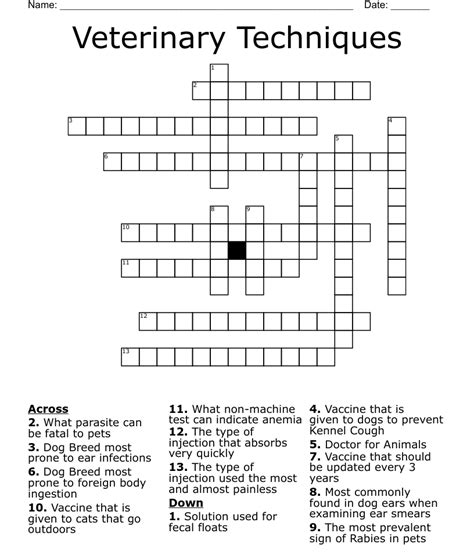 The Crossword Solver found 30 answers to "do a vets job", 6 letters crossword clue. The Crossword Solver finds answers to classic crosswords and cryptic crossword puzzles. Enter the length or pattern for better results. Click the answer to find similar crossword clues . Enter a Crossword Clue.. 