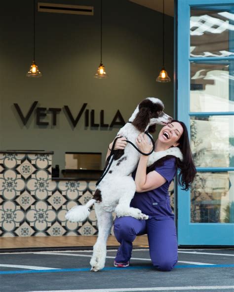 Vet villa. Having a place for your fur child to stay or play is an important part of their well-being so we aim to please every tail flick and belly rub. If you have any question about how we can care for your pet, please don’t hesitate to call us at (909) 591-1805. Thank You! 